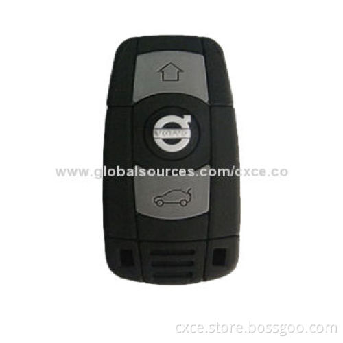 Custom USB Flash Disk with 256MB to 16GB Capacity, Car-key Style